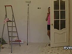 broke dude lets slutty friend ride his ex-girlfriend for some hard cash in wild threesome