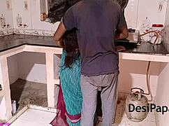 Hey, watch this hot bhabhi getting pounded doggystyle in kitchen?