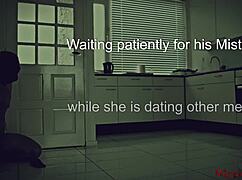 is this femdom chastity cuckold story turning you on? the european mistress submits her old husband to maledom humiliation