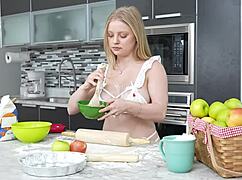 kylie shay says, 'spread my legs for your dessert, big cock'