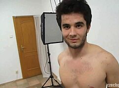 czech gay petr sucks and fucks in pov casting