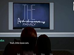 redhead teen in my new family cartoon gets her big tits and ass pounded hard by multiple guys