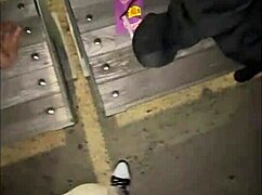 I gave a stranger some tight latina pussy outdoors with his big black cock