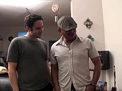 three young 18+ friends visit two very helpful girls for a casual chat.