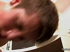 Kelan Carr and Preston collaborate on office tasks intriguingly