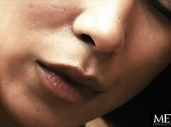 Hot Sexy Asian Babe Fingers Herself to Intense Orgasm in Bathroom