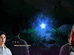 Touching clit during porn game play