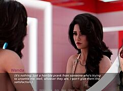 dancing with ms denvers in the nightclub game, anime style 😎