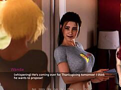 dancing with ms denvers in the nightclub game, anime style 😎