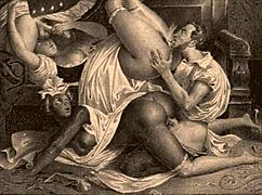 Vintage Drawings with Subtle Erotic Touches