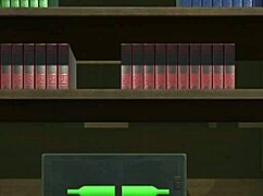 intense blowbang with monster cocks in hentai escape room