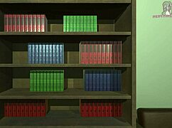 intense blowbang with monster cocks in hentai escape room