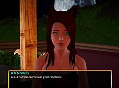 My new family playing a fun game together.