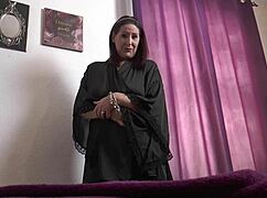 step-sons got morning wood, and damn, those big tits can't resist temptation!