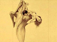 I’m so drawn to these vintage erotic drawings, pure nostalgia