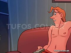 Watching Forbidden Porn with the Hot Young Girl and the Perverts