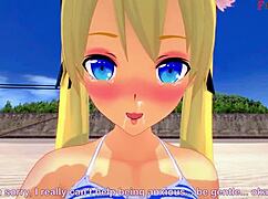 Marie Rose Fucks In Bikini On Beach!