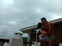 lunna vaz and i fucked on the balcony during the party