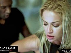 Vixenplus features two blondes meeting dominant friends after a club night.