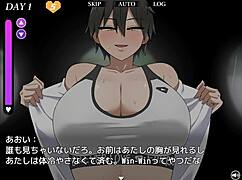 In the confession game, anime hentai unfolds with playful challenges.