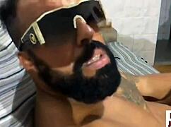 I-I messed up, but this chubby brazilian babe squirted hard during our interracial anal fucking and muff diving orgy behind the scenes.