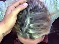 Watch This Blonde Slut Deepthroat For 10 Minutes, She Loves Dick!