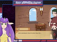 Avatar: The Last Airbender - Azula Showers In Four Elements Trainer Part 21