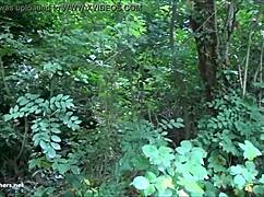 Sexy blonde Debbie flashes outdoors. Her public nudity and masturbation thrill neighbors.