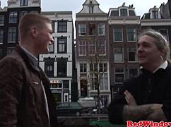 Watch this busty blonde hooker get facialized by a tourist in close-up messy action!