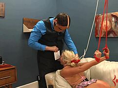 Big Ass Cheerleader Bound for Rough Anal, ATM, and Humiliation