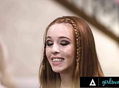 Girlsway - Angry Kenna James Slams Lucky Charm Madi Collins. She Lost Everything But Wins In Bed.