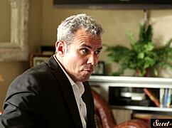 yo, my petite stepdaughter got banged so hard... pure fantasy come true! 😍