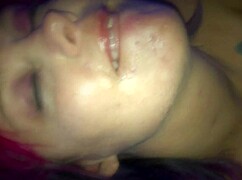 cherry soda tattooed hooker with fake tits gets intense blowjob and facial cumshot