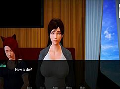 My New Family 90: Brunette With Big Ass In Erotic Game