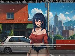 In Blurring the Walls, my girlfriend exposes her perfect ass on the street.