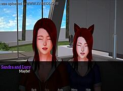 My New Family 90: Brunette With Big Ass In Erotic Game