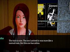 My New Family 90: Brunette With Big Ass In Erotic Game