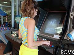 Zoe Foxx Delivers Rough Blowjob and Pussy Sex in POV