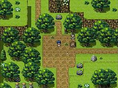 Tanned Natsuki in Hentai Game Ep 3 Takes Naked Bath. Feels Amazing After Perverted Villager Chats.