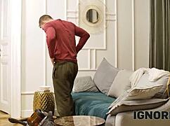 Blonde latina cosplay sex with tattoos and shaved pussy 😈