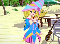dark magician girl getting fucked hard in bikini-free pov fantasy