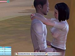 uhh, more sexy beach resort action with public anal and blowjob gameplay... hentai style!