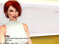 Hot Rich Girl in Sexy Outfit Seduces in 3D Game