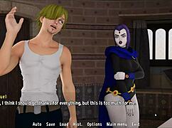 Sanji's toon fantasy with Raven swallowing his cum 😏