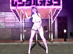 saori gets naughty in this 3d anime hentai scene