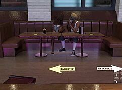 Complete Gameplay - Steps of Debauchery Part 9 with Hot Lesbian Action