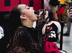 We fucked hard in the parking lot at Exxxotica NJ 2024