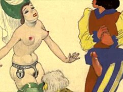 Check Out These Retro Vintage Erotic Antique Cartoon Drawings Featuring Hairy Anime Hentai!