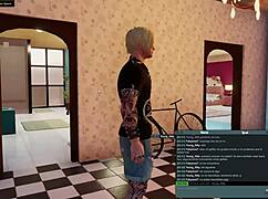 In 3dxchat, Lolivix's boyfriend fucks anime girl's ass while she's away.