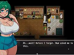 Cute girl with huge tits falls in bathtub exposing wet pussy